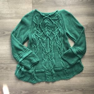 Spencer Vladimir Cable Knit Turtleneck Sweater